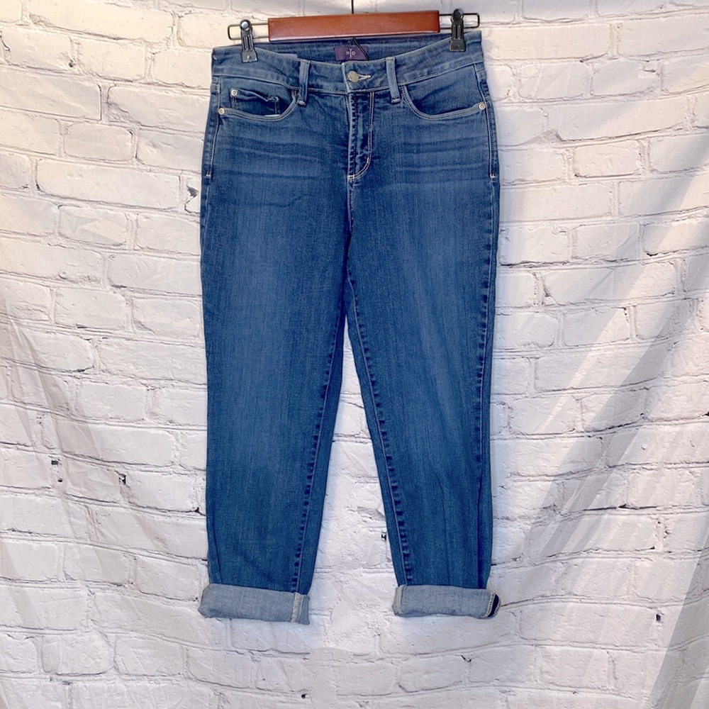 NYDJ Alina Blue Jeans Convertible Cuffed Ankle Size 2 Excellent Condition